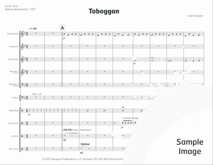 Toboggan Percussion Ensemble scores gallery preview page 5