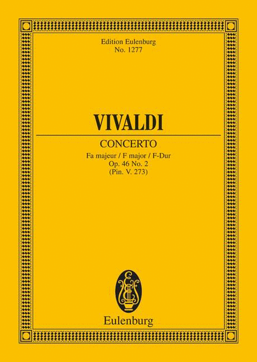 Concerto in F Major Op. 46, No. 2