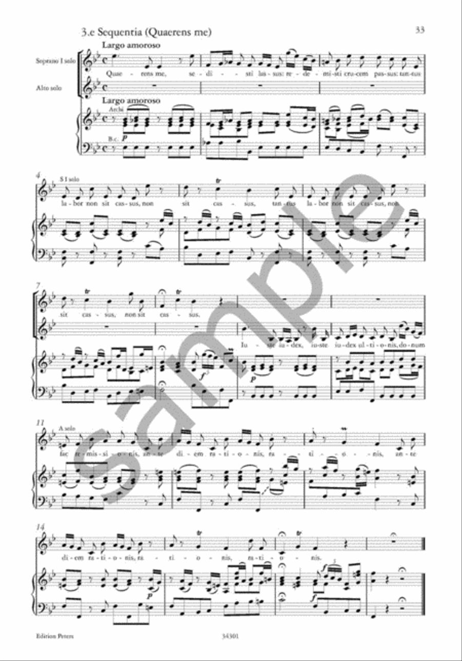 Requiem (Messa de' morti) in C minor (Vocal Score) SA scores gallery preview page 8