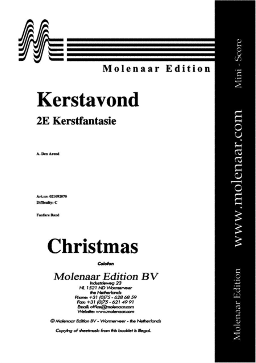 Kerstavond Fanfare Band scores gallery preview page 2
