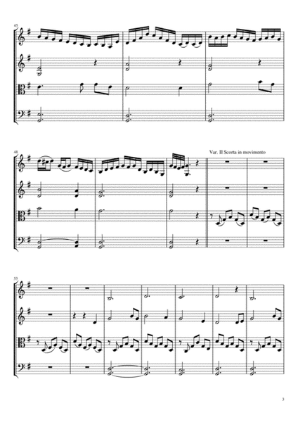 Variations on Amazing Grace for String Quartet image number null
