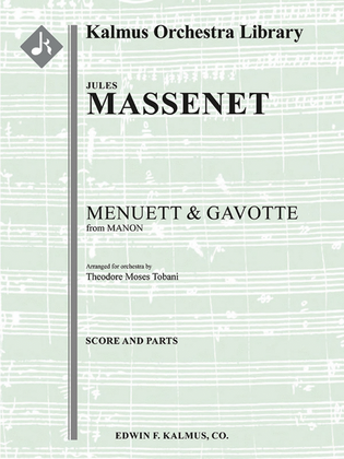 Manon: Minuet and Gavotte [transcription]