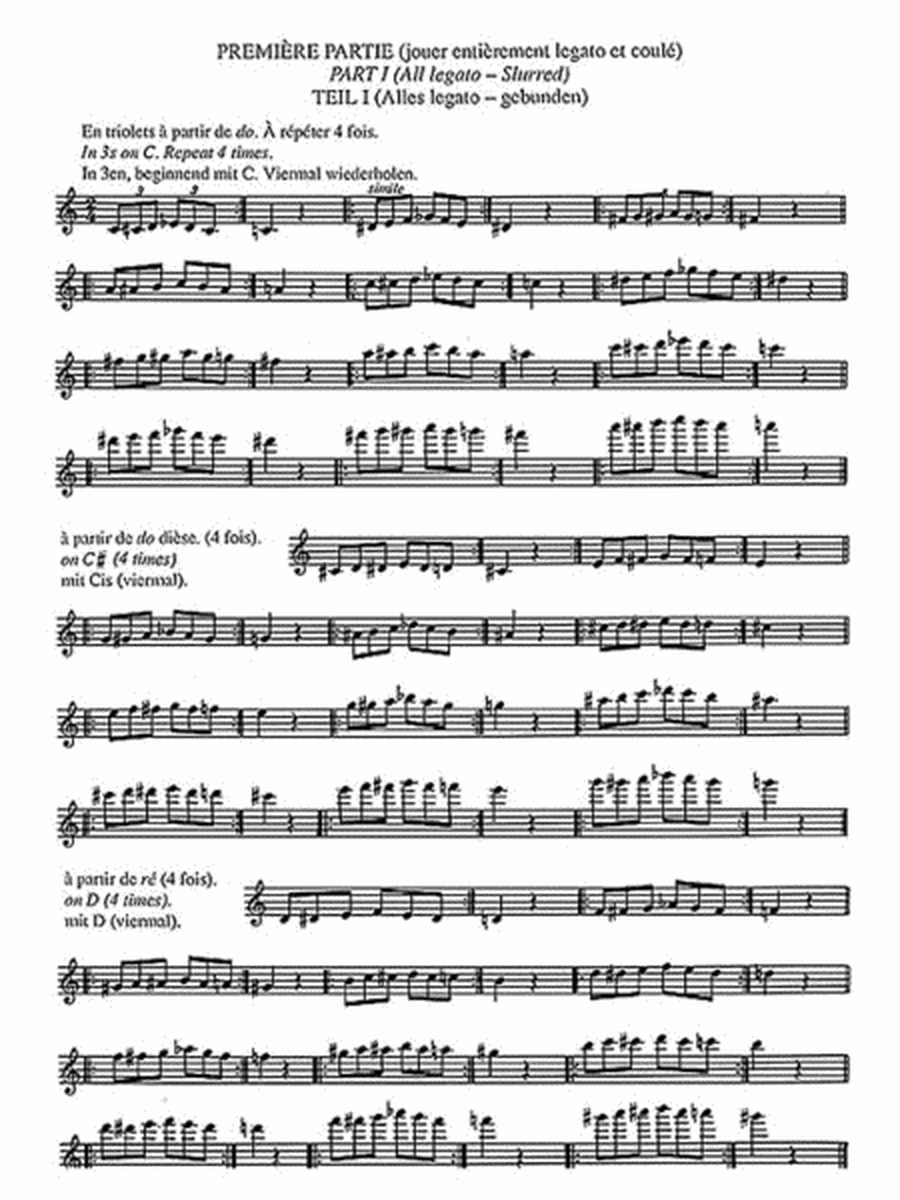 Exercices Systematiques Sur Les Chromatismes (flute Solo)