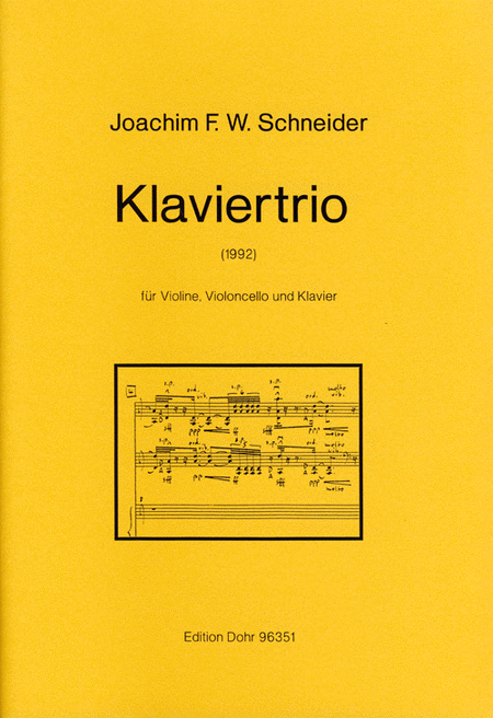 Klaviertrio für Violine, Violoncello und Klavier (1992)