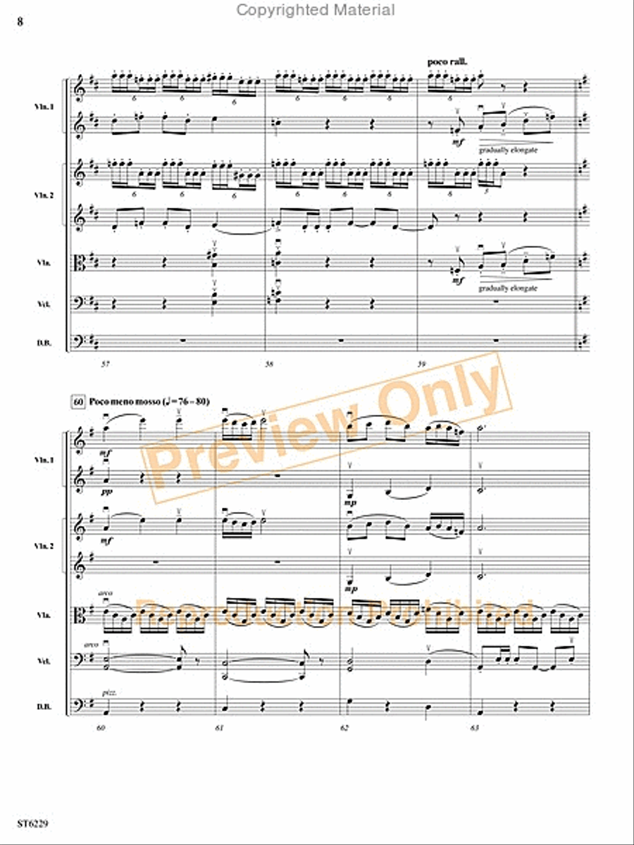 Minuet from Petite Suite String Orchestra scores gallery preview page 7