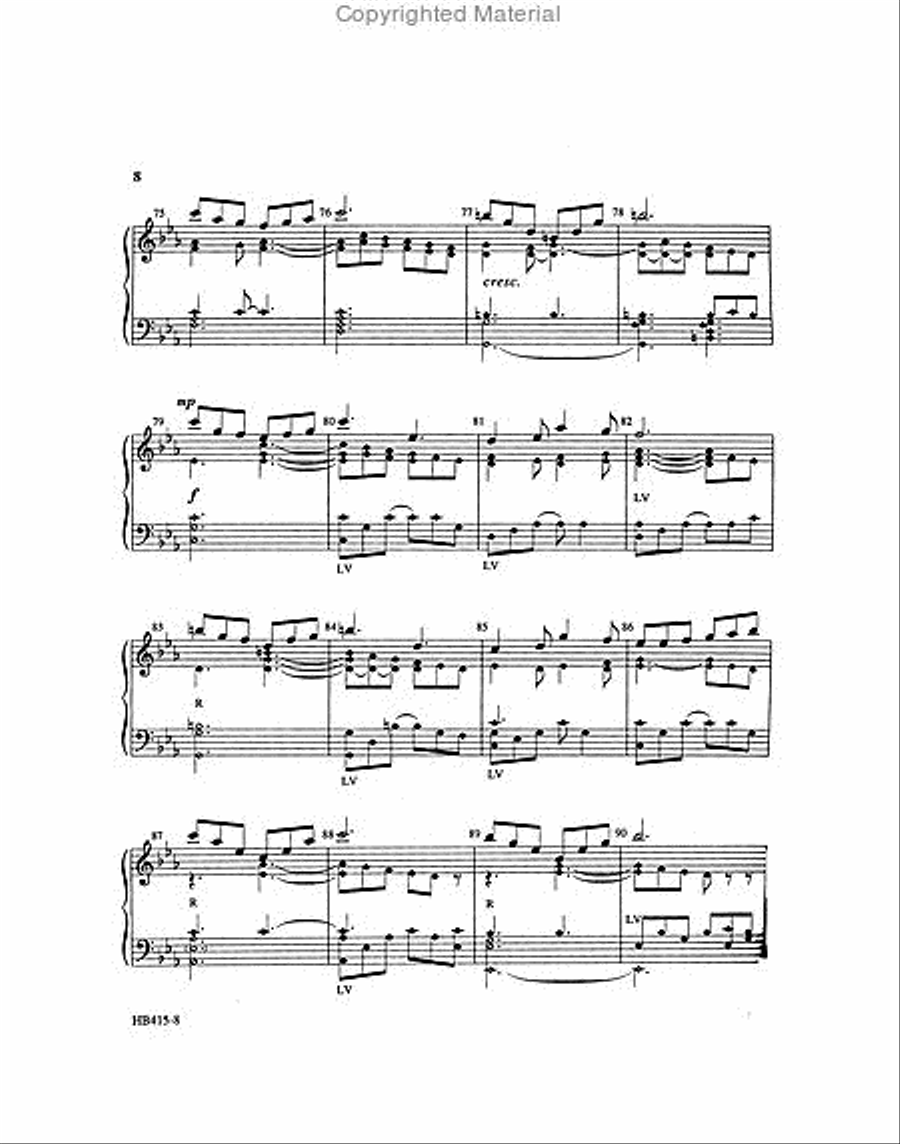 Nocturne No. 4 in C (Song of Peace) 5-Octaves scores gallery preview page 3