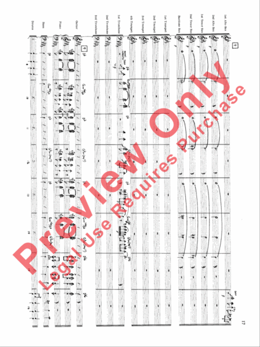 Original Big Band Sounds Big Band scores gallery preview page 18