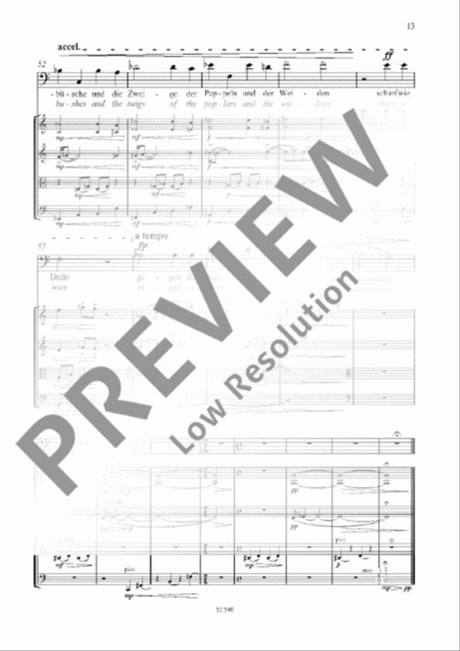 Eight Fragments from Letters of Vincent van Gogh String Quartet scores gallery preview page 12