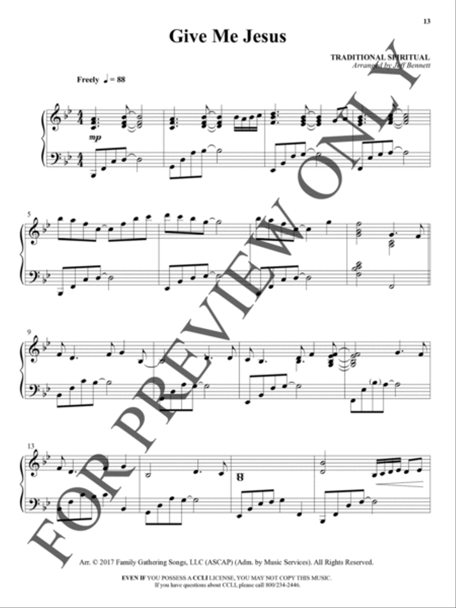 Spirit Lead Me - Piano Folio Piano Solo scores gallery preview page 14