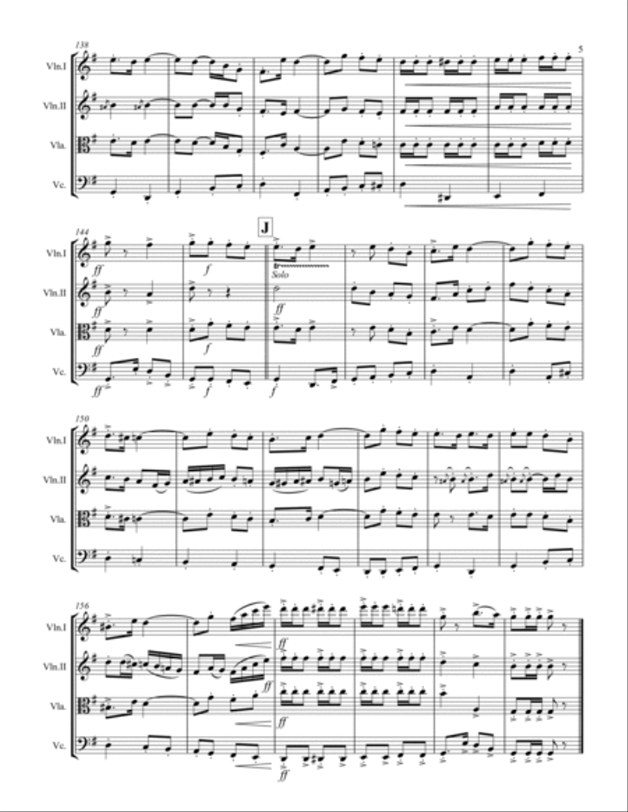 In Heaven There Is No Beer String Quartet scores gallery preview page 6
