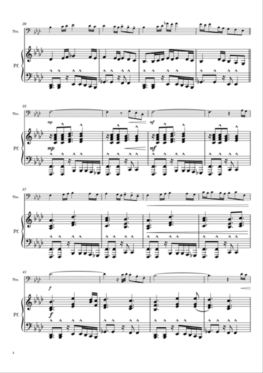 Battlefield 1942 Theme Piano scores gallery preview page 4
