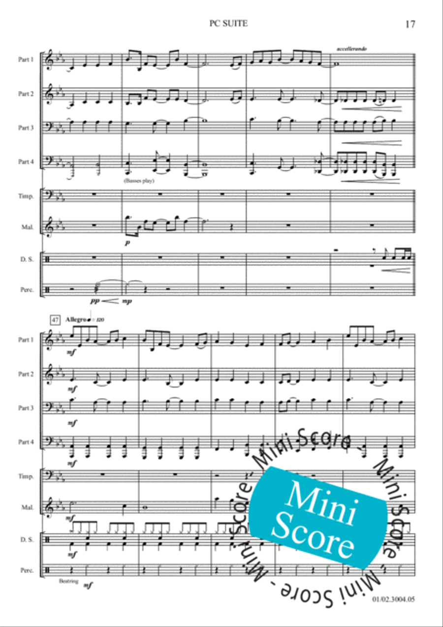 PC Suite PC Suite Brass Band scores gallery preview page 21
