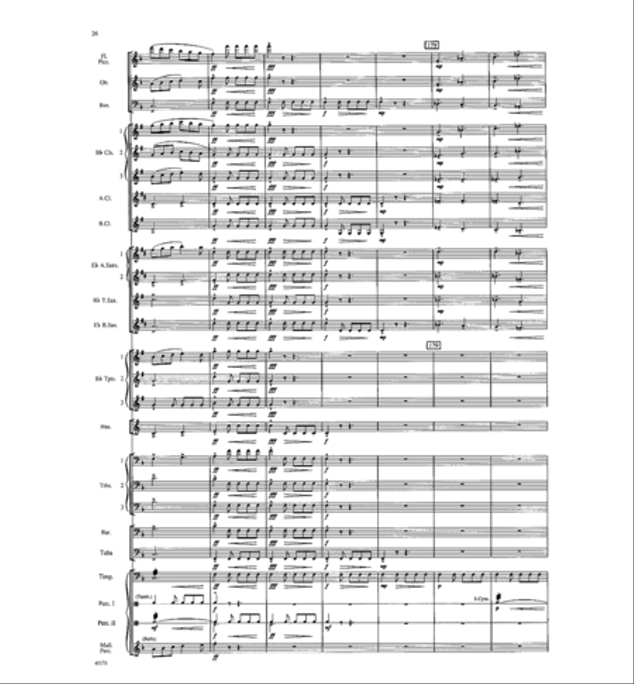 West Highlands Sojourn West Highlands Sojourn Concert Band scores gallery preview page 27