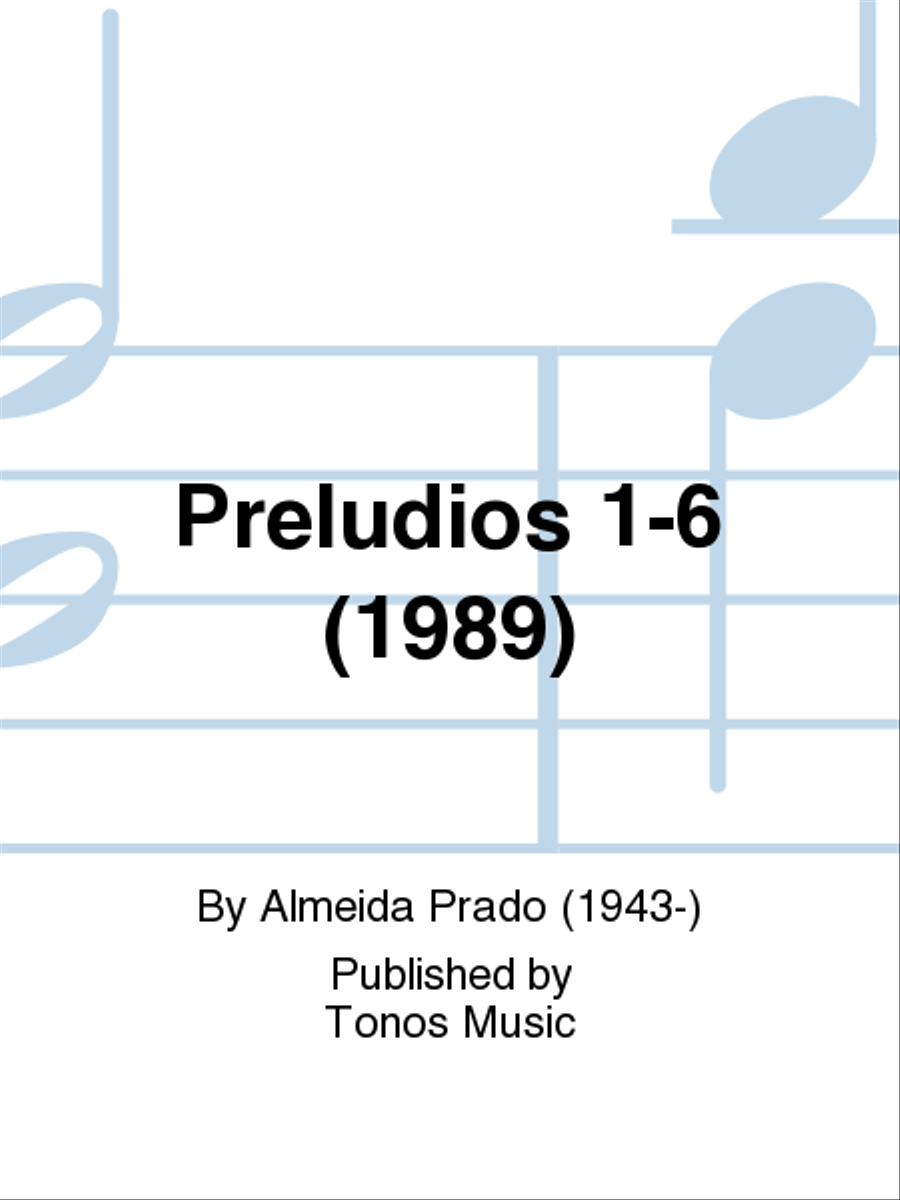 Preludios 1-6 (1989) Piano Solo scores gallery preview page 1