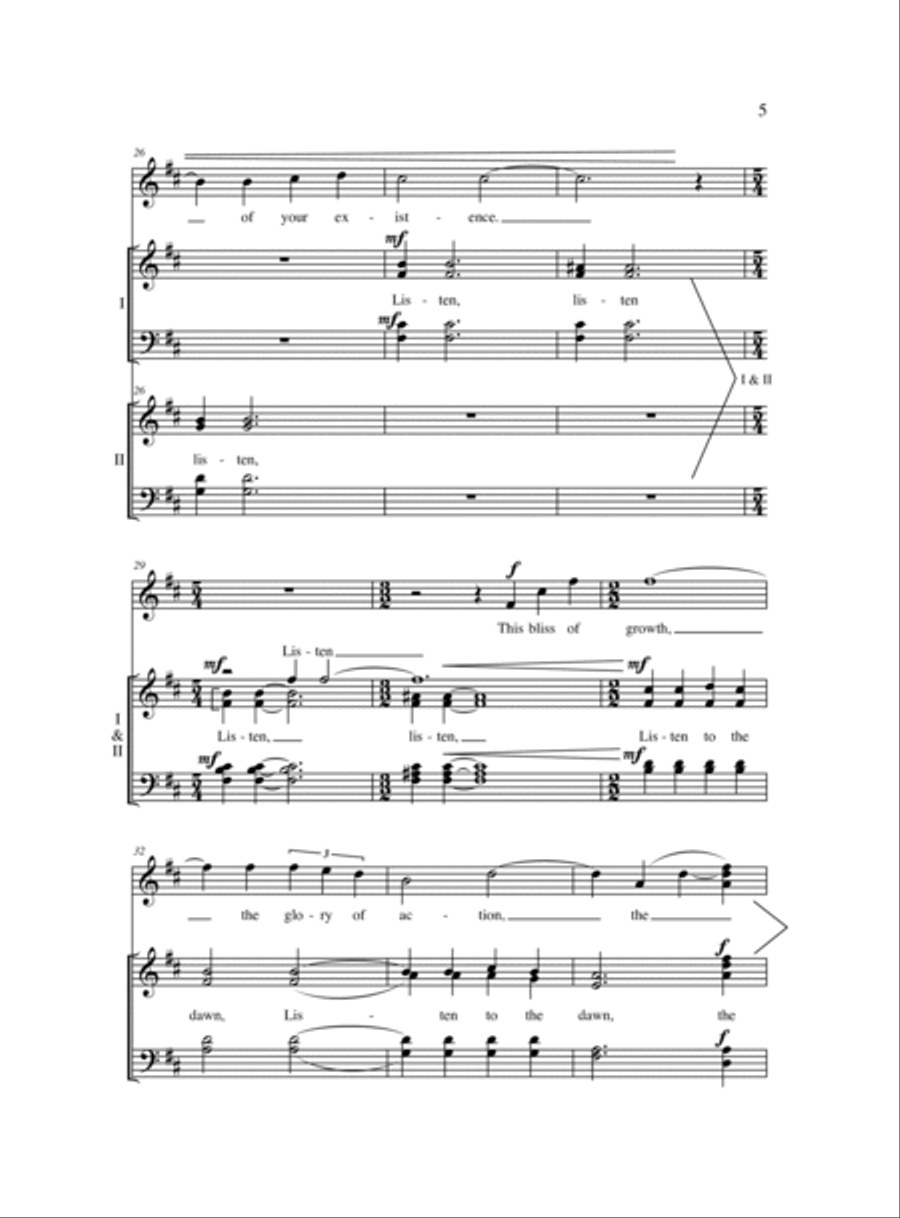 Salutation of the Dawn 4-Part scores gallery preview page 9