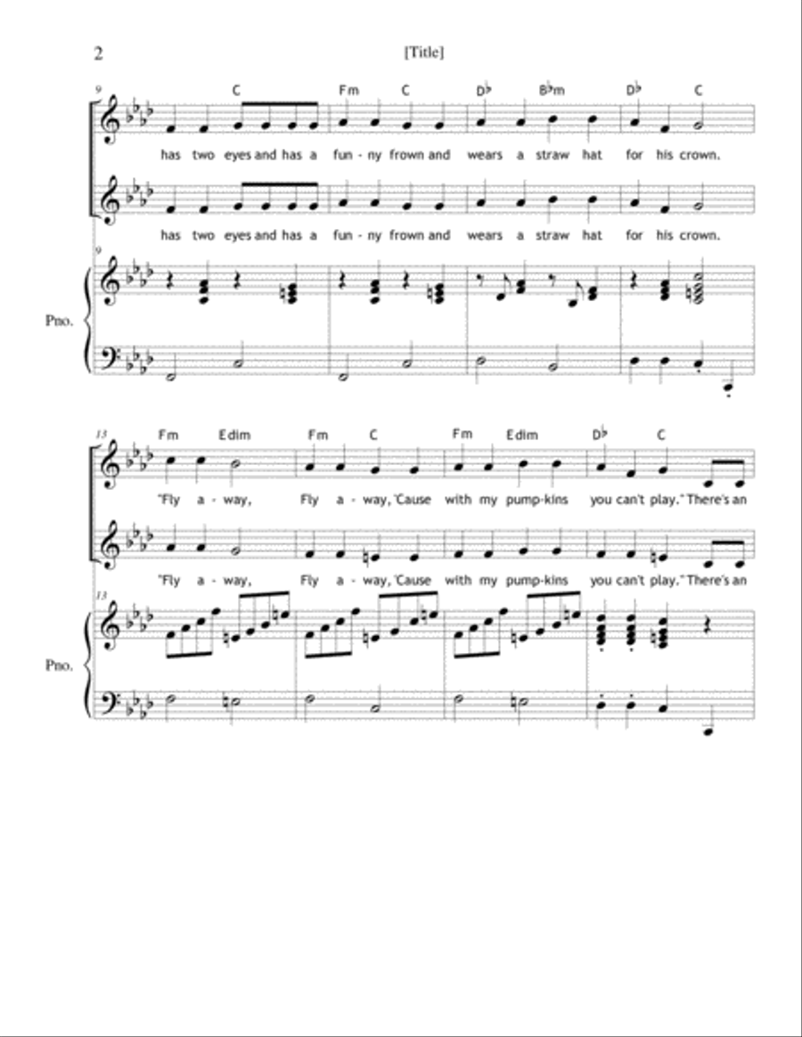 The Old Scarecrow SA scores gallery preview page 2