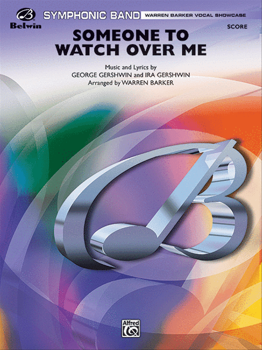 Someone to Watch Over Me Someone to Watch Over Me Concert Band scores gallery preview page 1