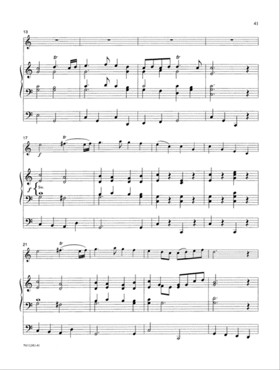 Wedding Classics for Trumpet and Organ Trumpet scores gallery preview page 23