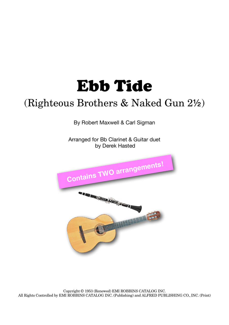 Ebb Tide B-Flat Clarinet scores gallery preview page 1