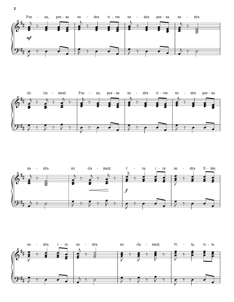 River River Piano, Vocal, Guitar scores gallery preview page 2