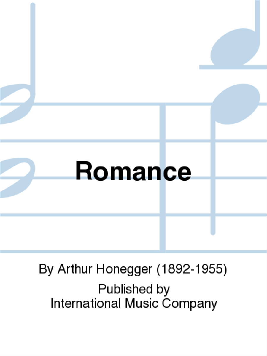 Romance Flute Solo scores gallery preview page 1