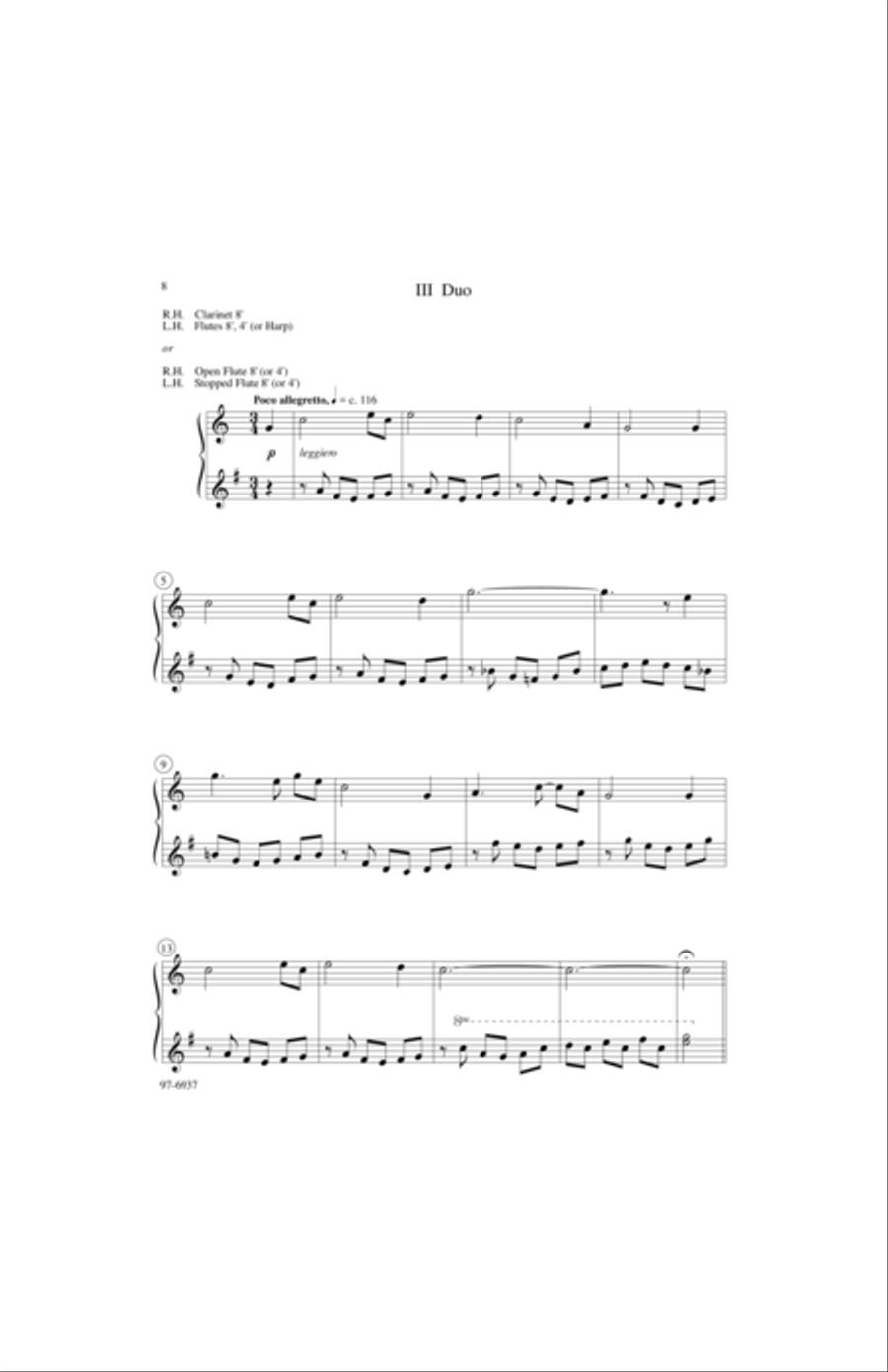 Partita on New Britain Partita on New Britain Organ scores gallery preview page 4
