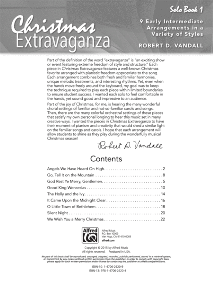 Christmas Extravaganza, Book 1 Piano Solo scores gallery preview page 5