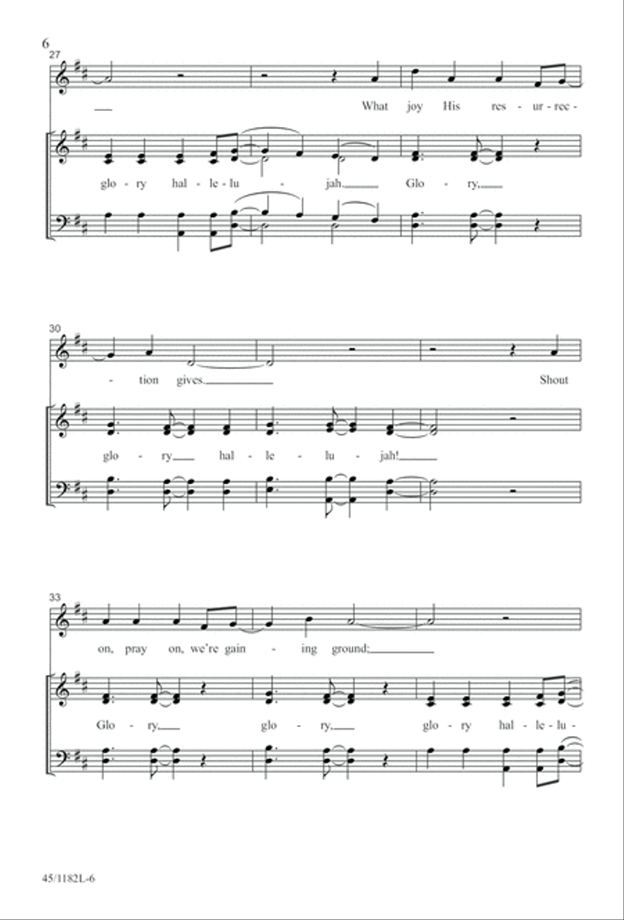 All Around A Cappella 4-Part scores gallery preview page 6