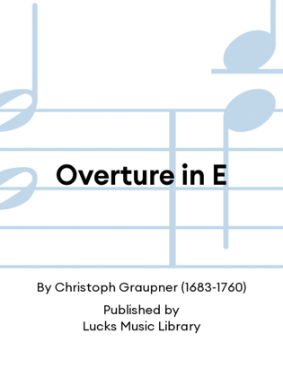 Overture in E