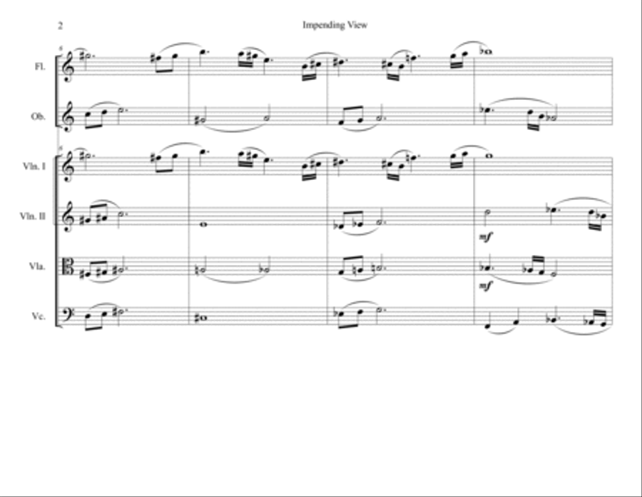 Impending View Impending View Chamber Orchestra scores gallery preview page 3