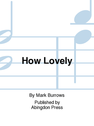 Book cover for How Lovely