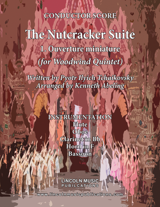 Book cover for The Nutcracker Suite - 1. Ouverture miniature (for Woodwind Quintet)