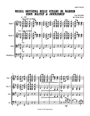 Boccherini Music from MASTER AND COMMANDER - String Quartet