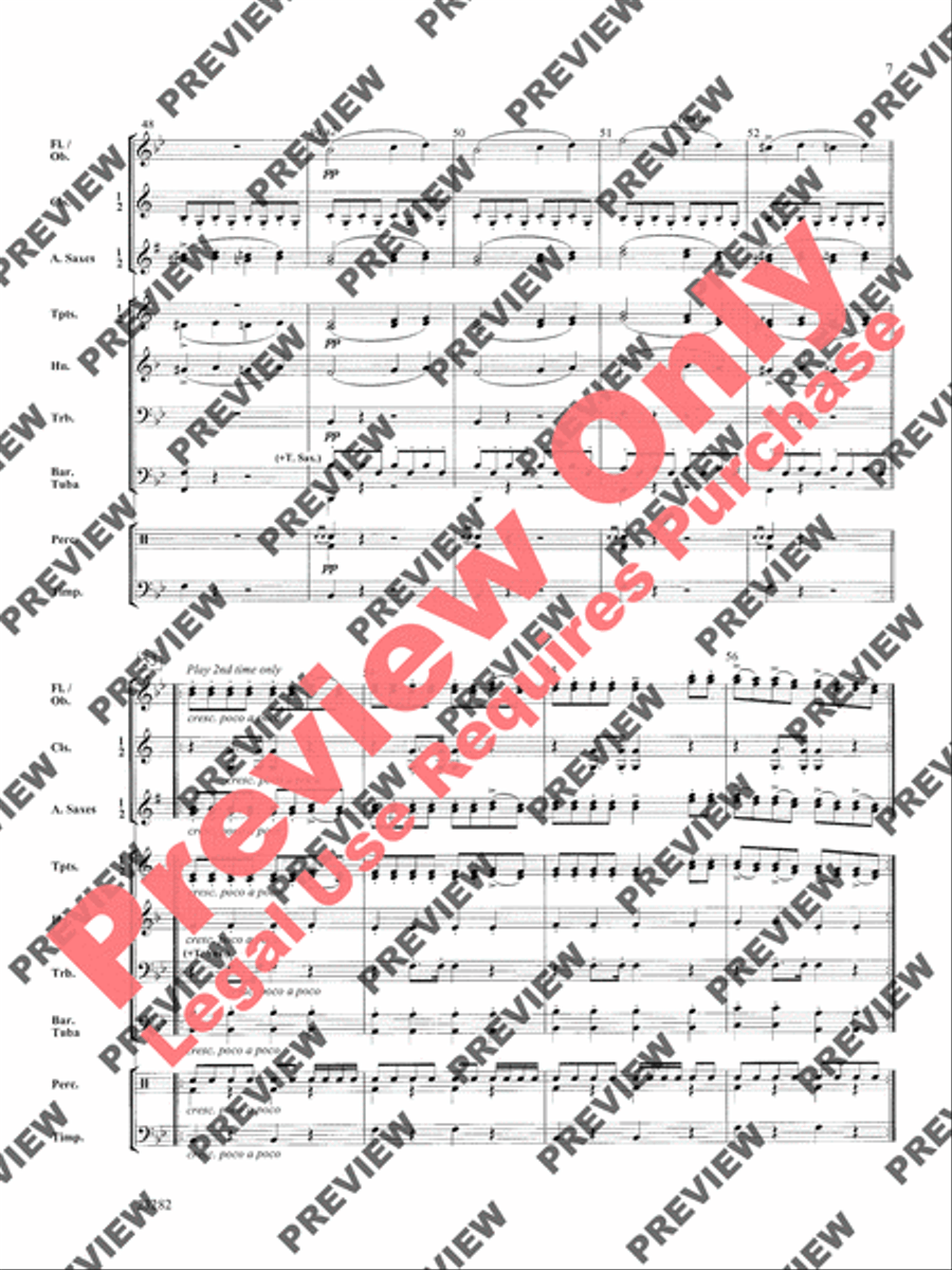 The Barber of Seville Concert Band scores gallery preview page 8