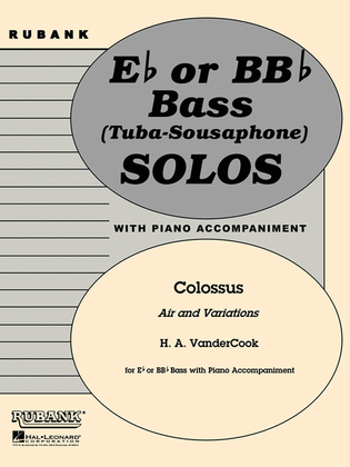 Book cover for Colossus - Air and Variations