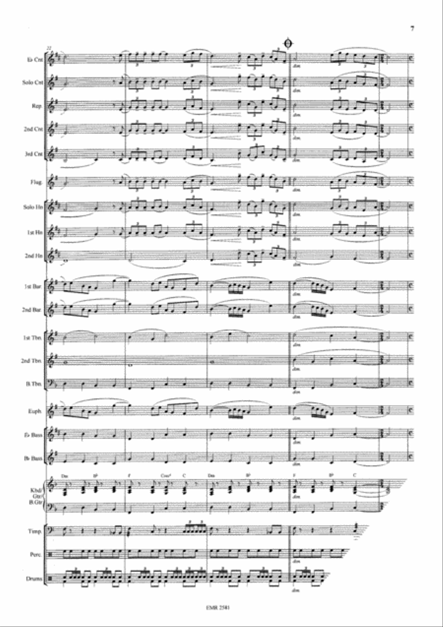 Time To Say Goodbye Brass Band scores gallery preview page 8