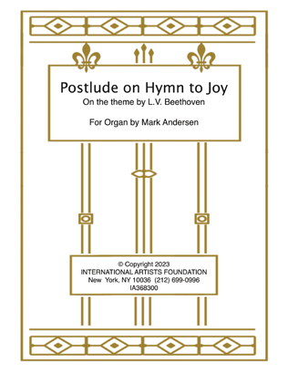 Postlude on Hymn to Joy (easier key of G Major) by Mark Andersen