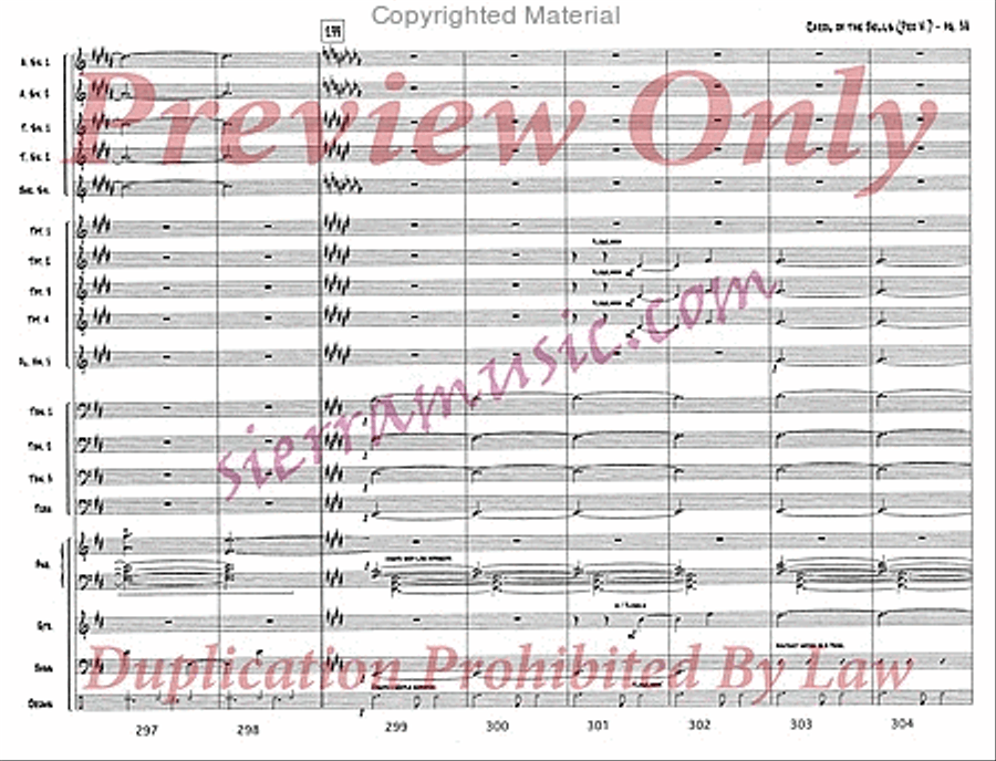 Carol of the Bells (pro) Jazz Ensemble scores gallery preview page 39