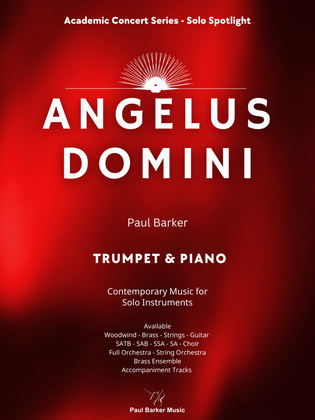 Book cover for Angelus Domini (Trumpet & Piano)