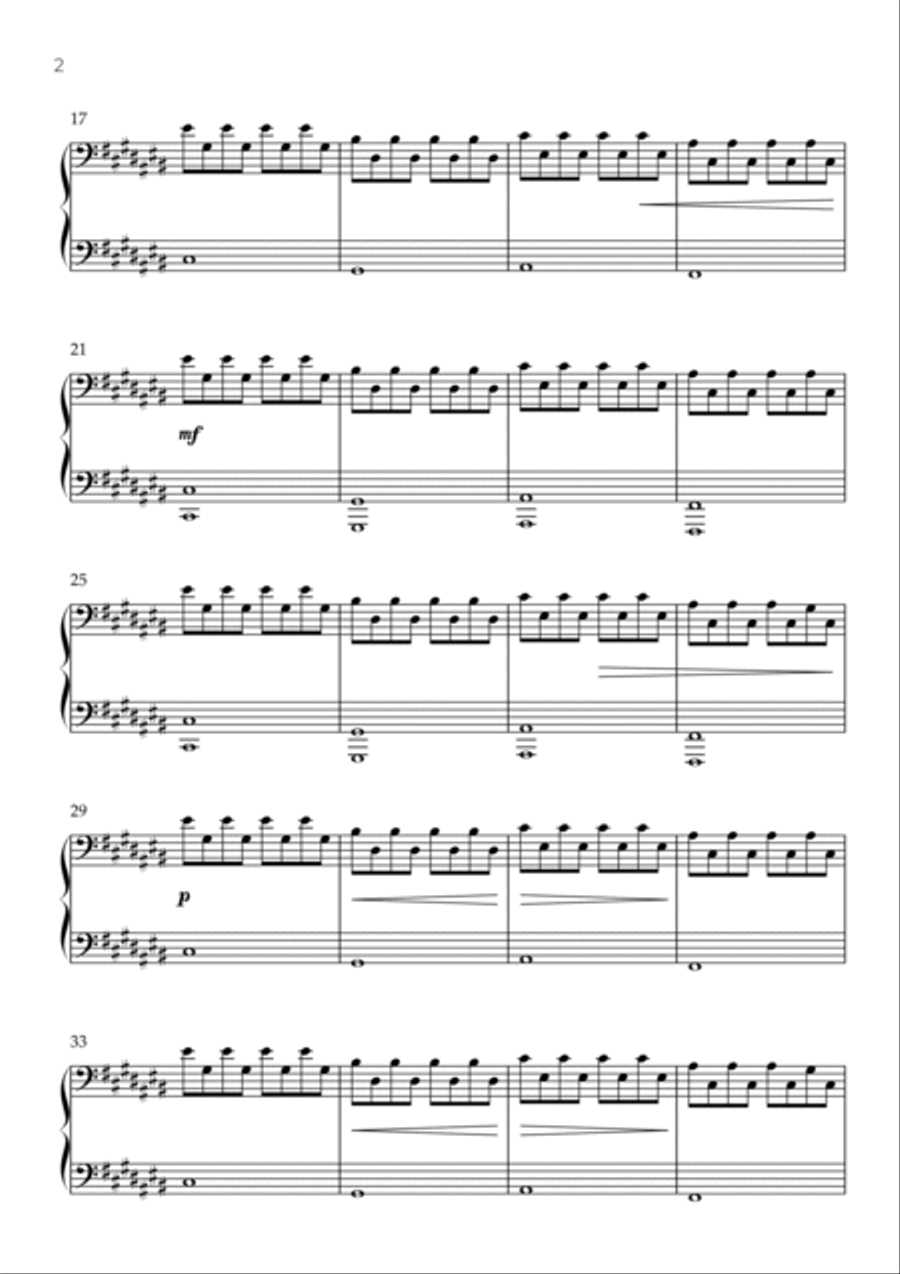 Someone You Loved Piano Solo scores gallery preview page 2