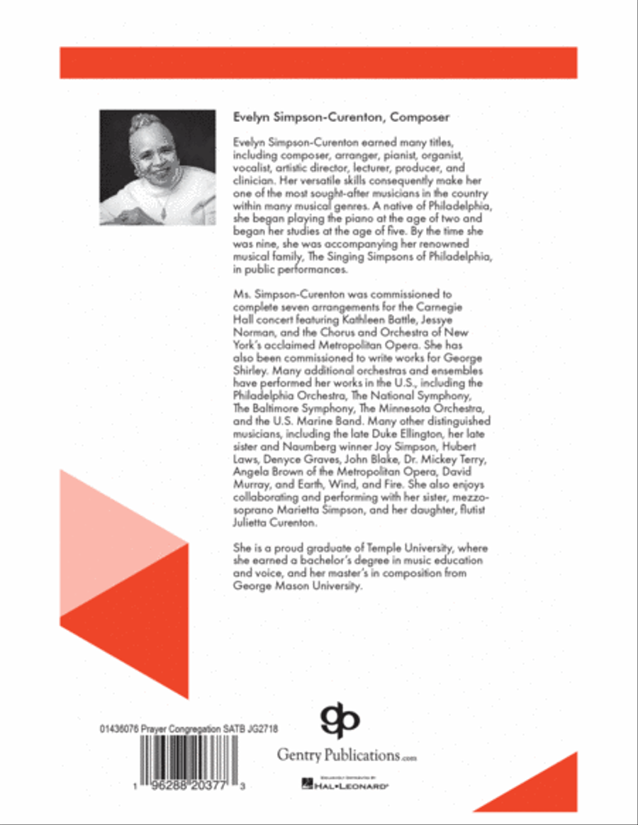 Prayer For The Congregation Divisi scores gallery preview page 11