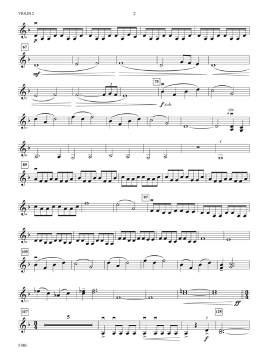 Gravitas: 2nd Violin Gravitas: 2nd Violin String Orchestra scores gallery preview page 2