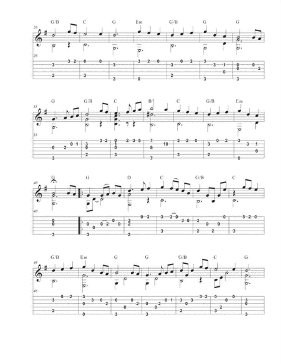 The First Noel Guitar Solo scores gallery preview page 2