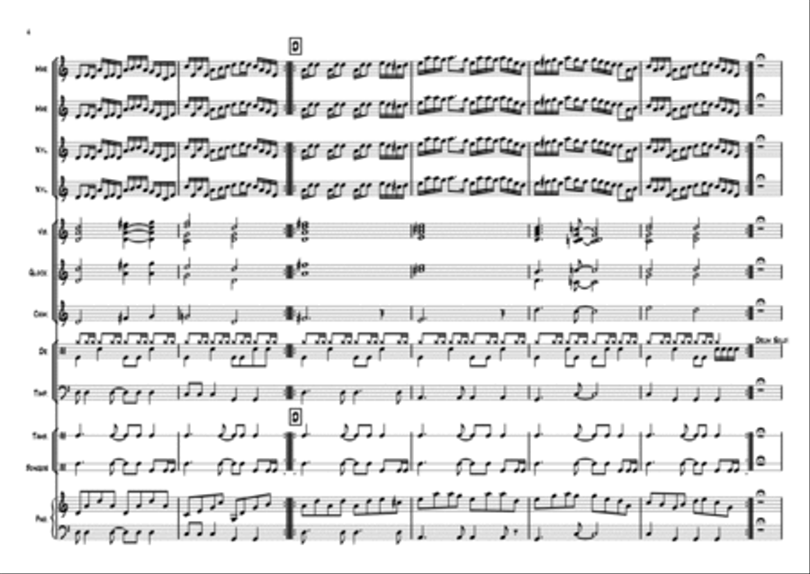 Toss The Feathers Orff Instrument scores gallery preview page 4
