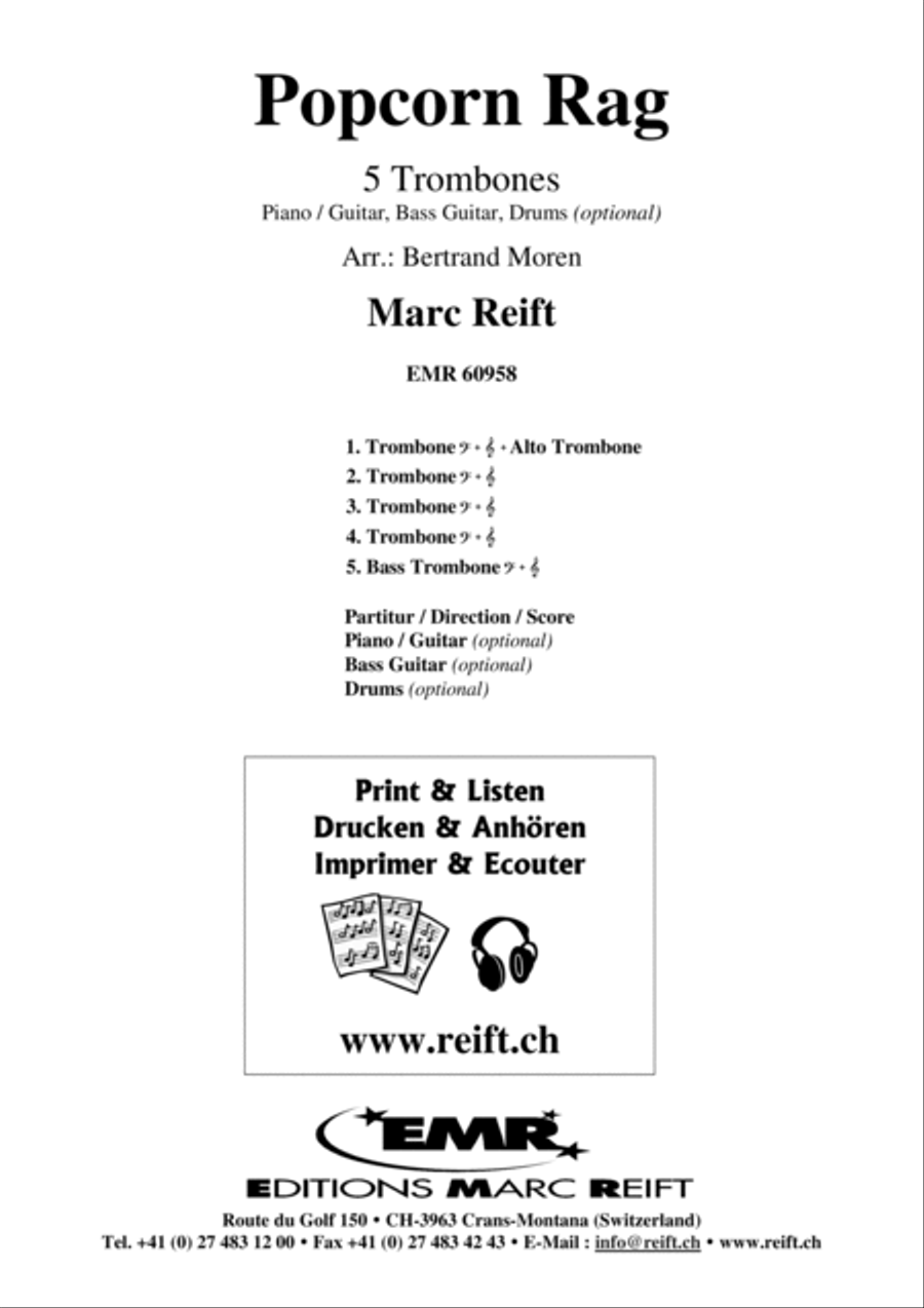 Popcorn Rag Trombone scores gallery preview page 2