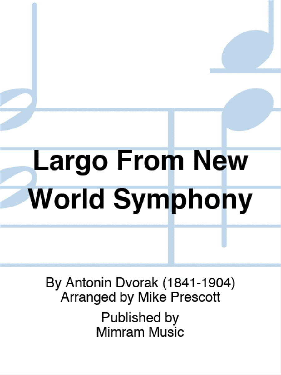 Largo From New World Symphony Recorder scores gallery preview page 1