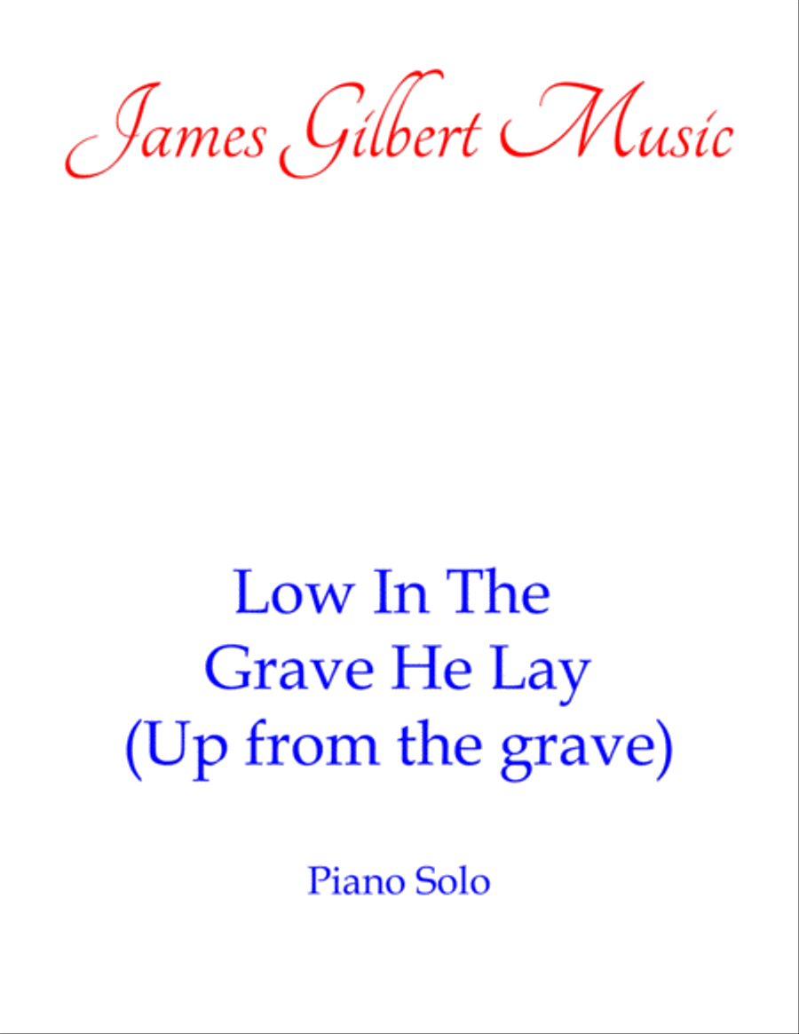 Low In The Grave He Lay (Up From The Grave He Arose) Piano Solo scores gallery preview page 1