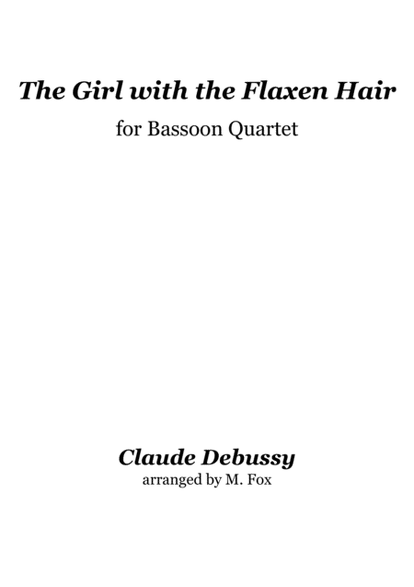 The Girl with the Flaxen Hair (for Bassoon Quartet) image number null