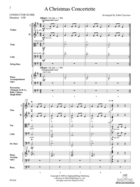 A Christmas Concertette (score only) image number null