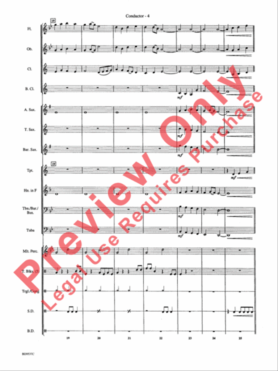Sakura (Cherry Blossoms) Sakura (Cherry Blossoms) Concert Band scores gallery preview page 6